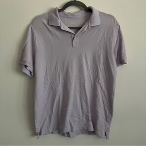 GAP Stretch Pique Lavender Short Sleeve Polo-Men’s Size Medium